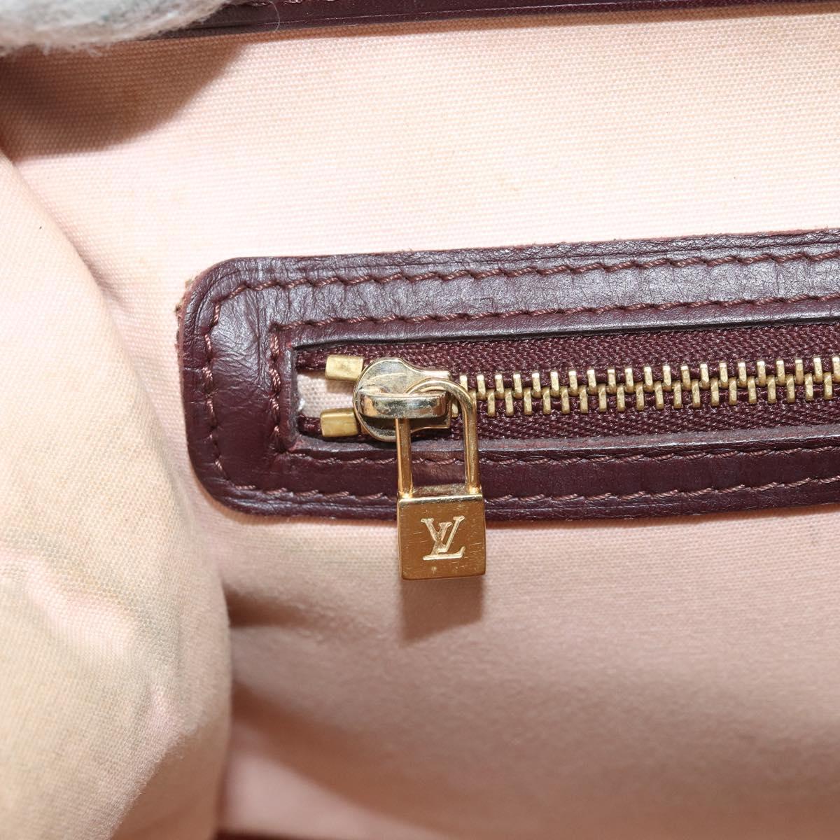 LOUIS VUITTON Monogram Mini Josephine PM Hand Bag Red M92216 LV Auth 171048