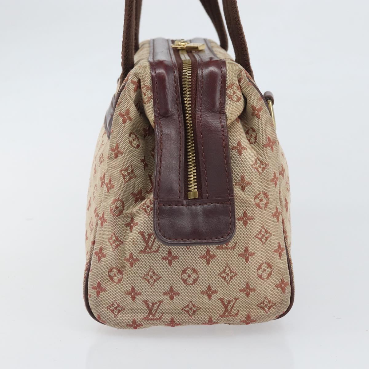 LOUIS VUITTON Monogram Mini Josephine PM Hand Bag Red M92216 LV Auth 171048