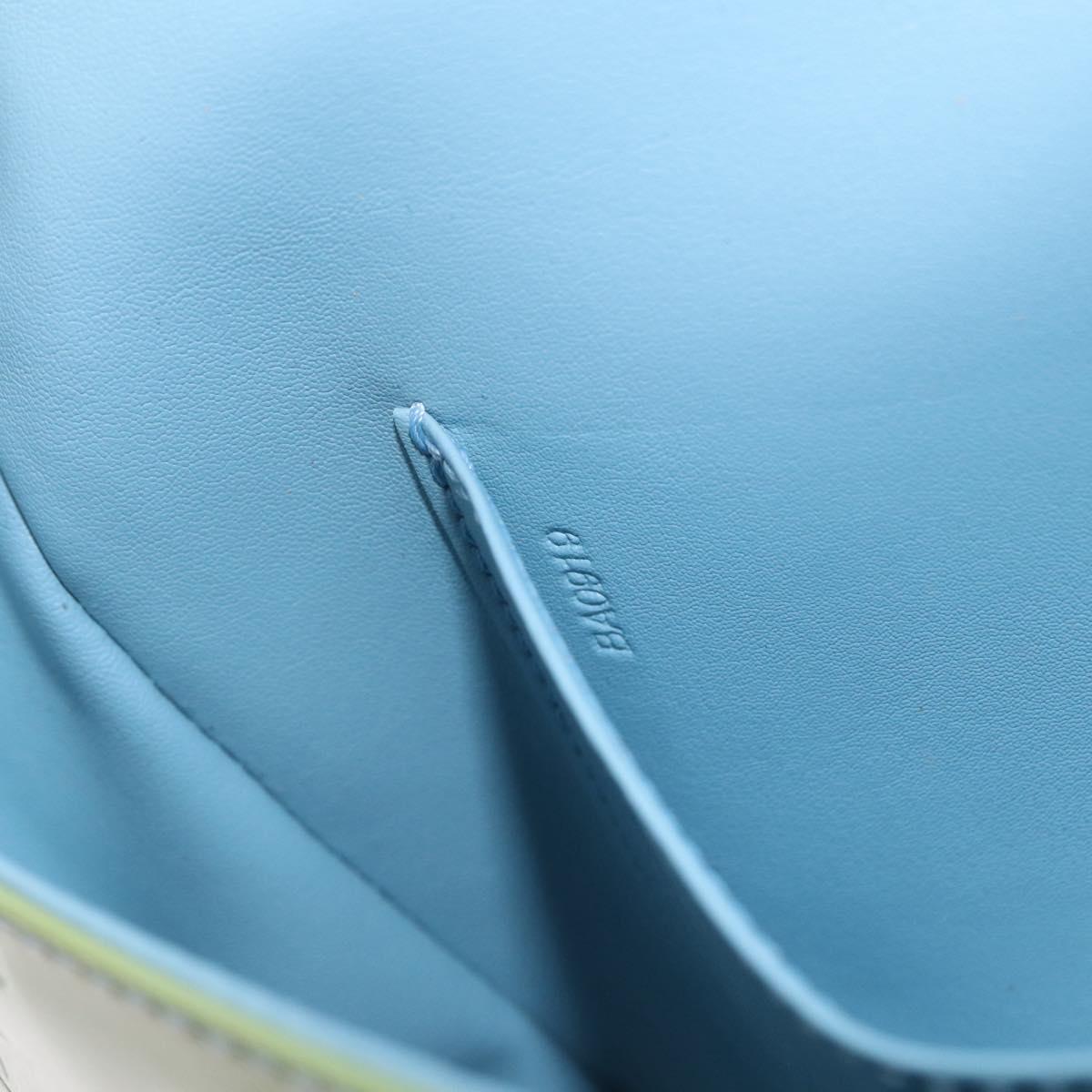 LOUIS VUITTON Monogram Vernis Thompson Street Bag Baby Blue M91009 Auth 171053