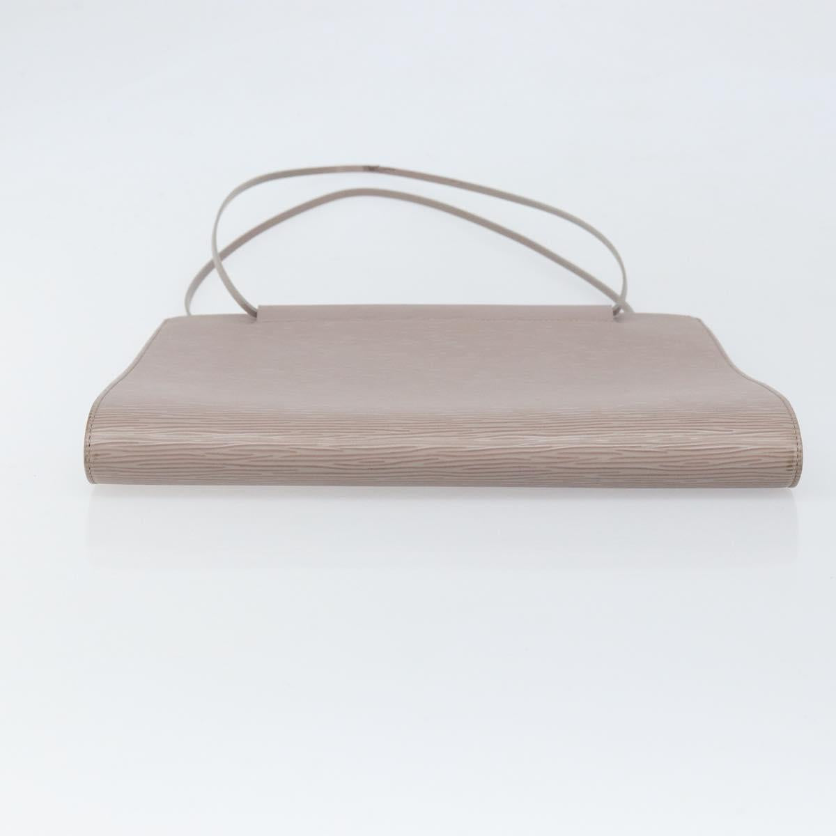 LOUIS VUITTON Epi santropen Shoulder Bag Gray Lilac M5246B LV Auth 171055