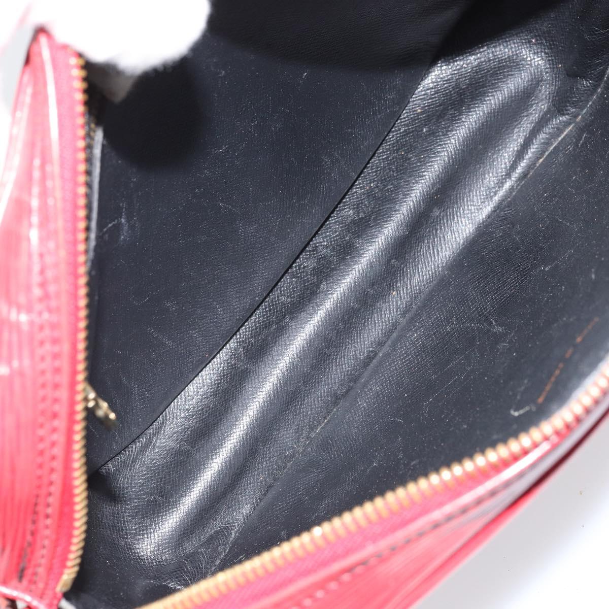 LOUIS VUITTON Epi Jeune Fille MM Shoulder Bag Red M52157 LV Auth 171057