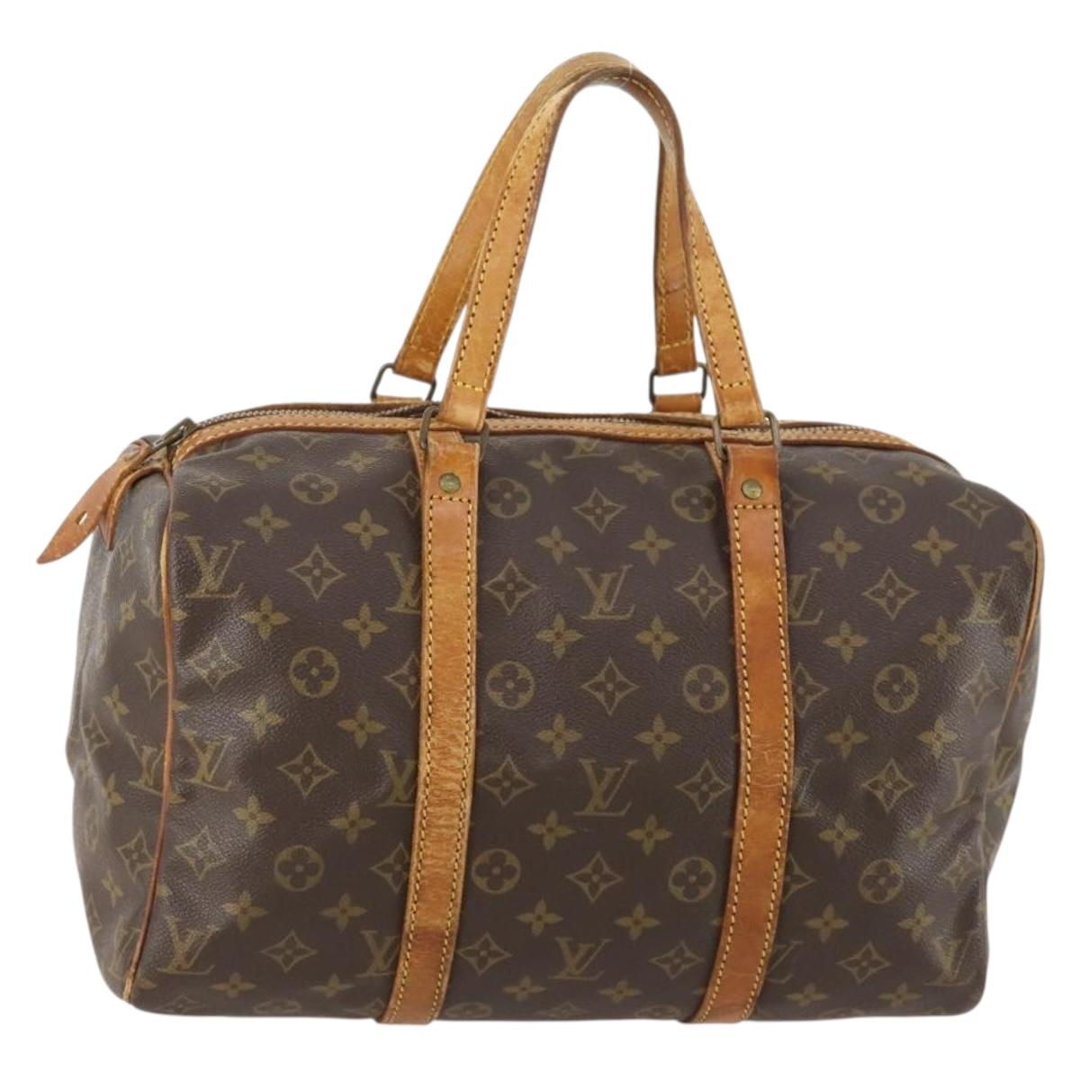 LOUIS VUITTON Monogram Sac Souple 35 Boston Bag M41626 LV Auth 171058
