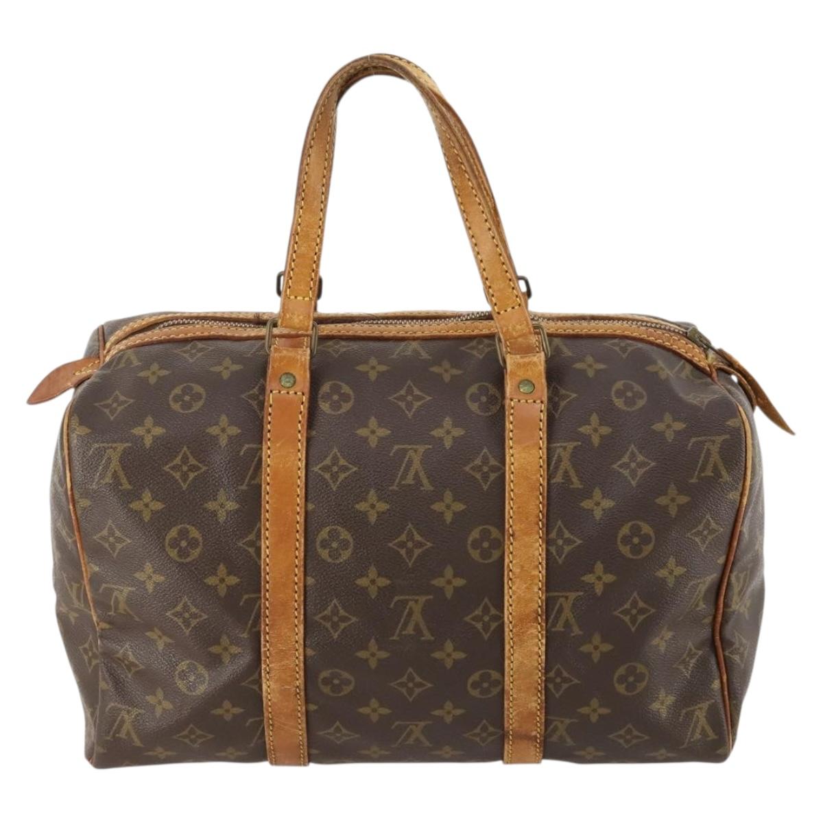 LOUIS VUITTON Monogram Sac Souple 35 Boston Bag M41626 LV Auth 171058