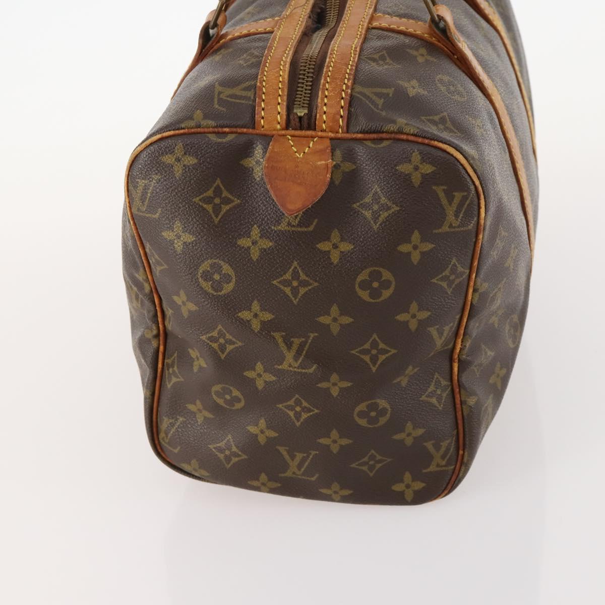 LOUIS VUITTON Monogram Sac Souple 35 Boston Bag M41626 LV Auth 171058