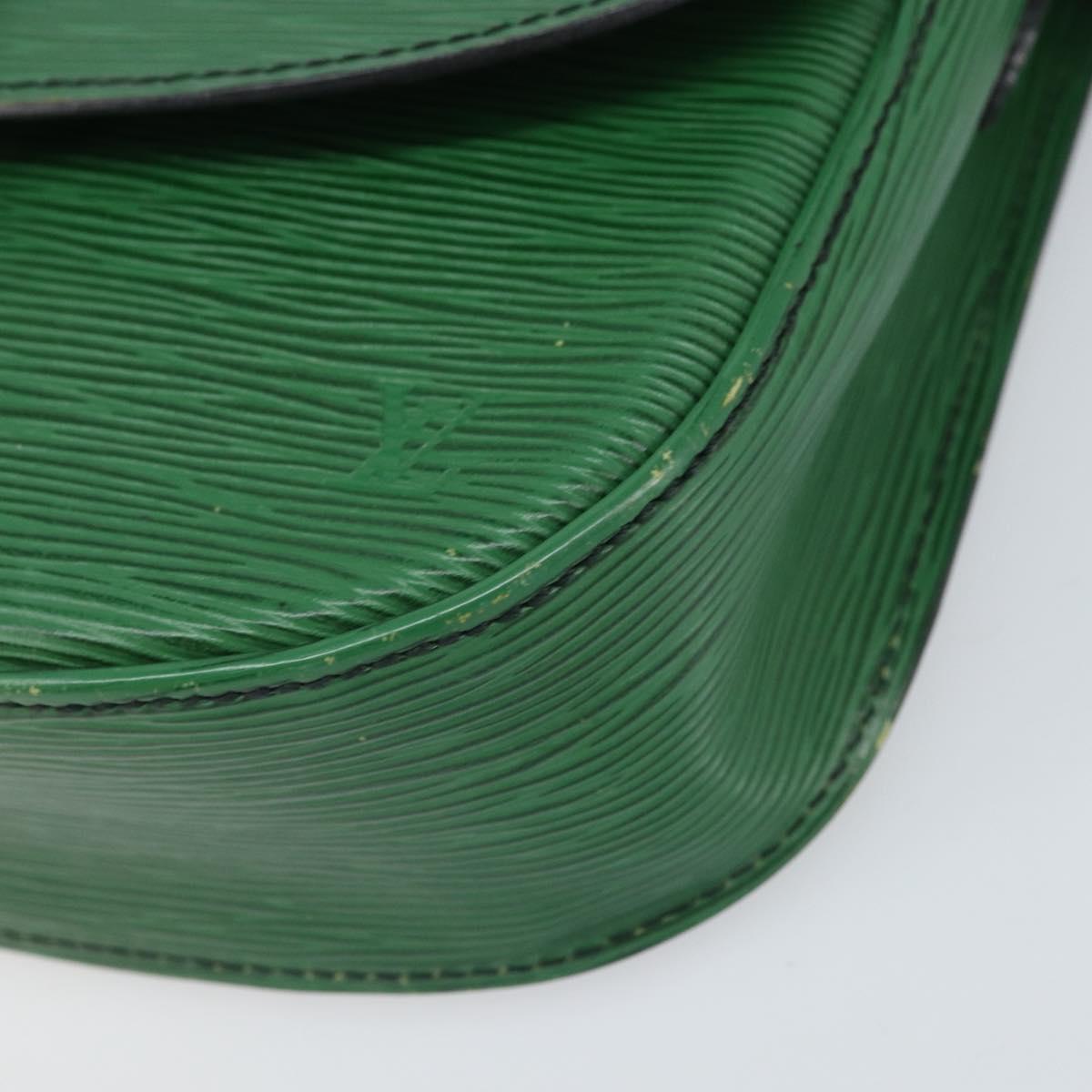 LOUIS VUITTON Epi Saint Cloud GM Shoulder Bag Green M52194 LV Auth 171072