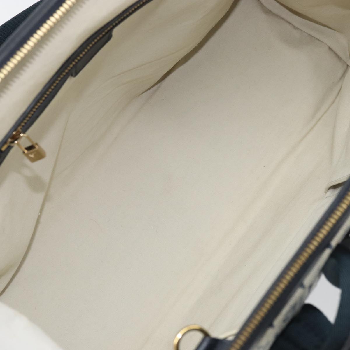 LOUIS VUITTON Monogram Mini Josephine GM Hand Bag Blue M92211 LV Auth 171074