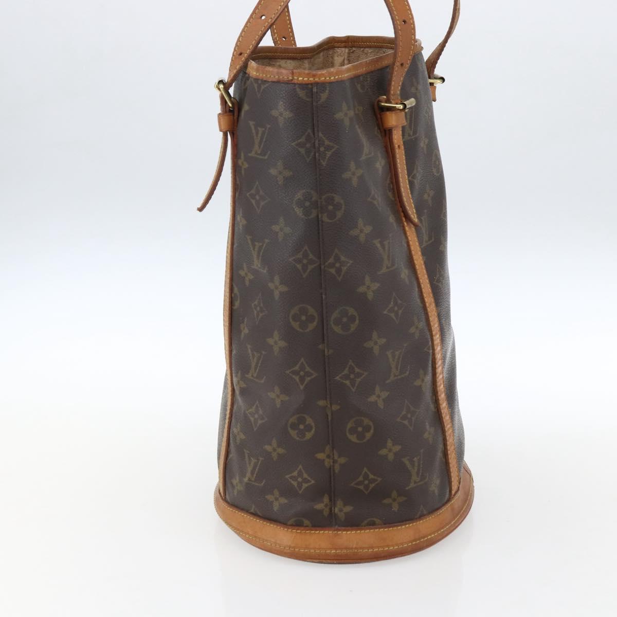 LOUIS VUITTON Monogram Bucket GM Shoulder Bag M42236 LV Auth 171077