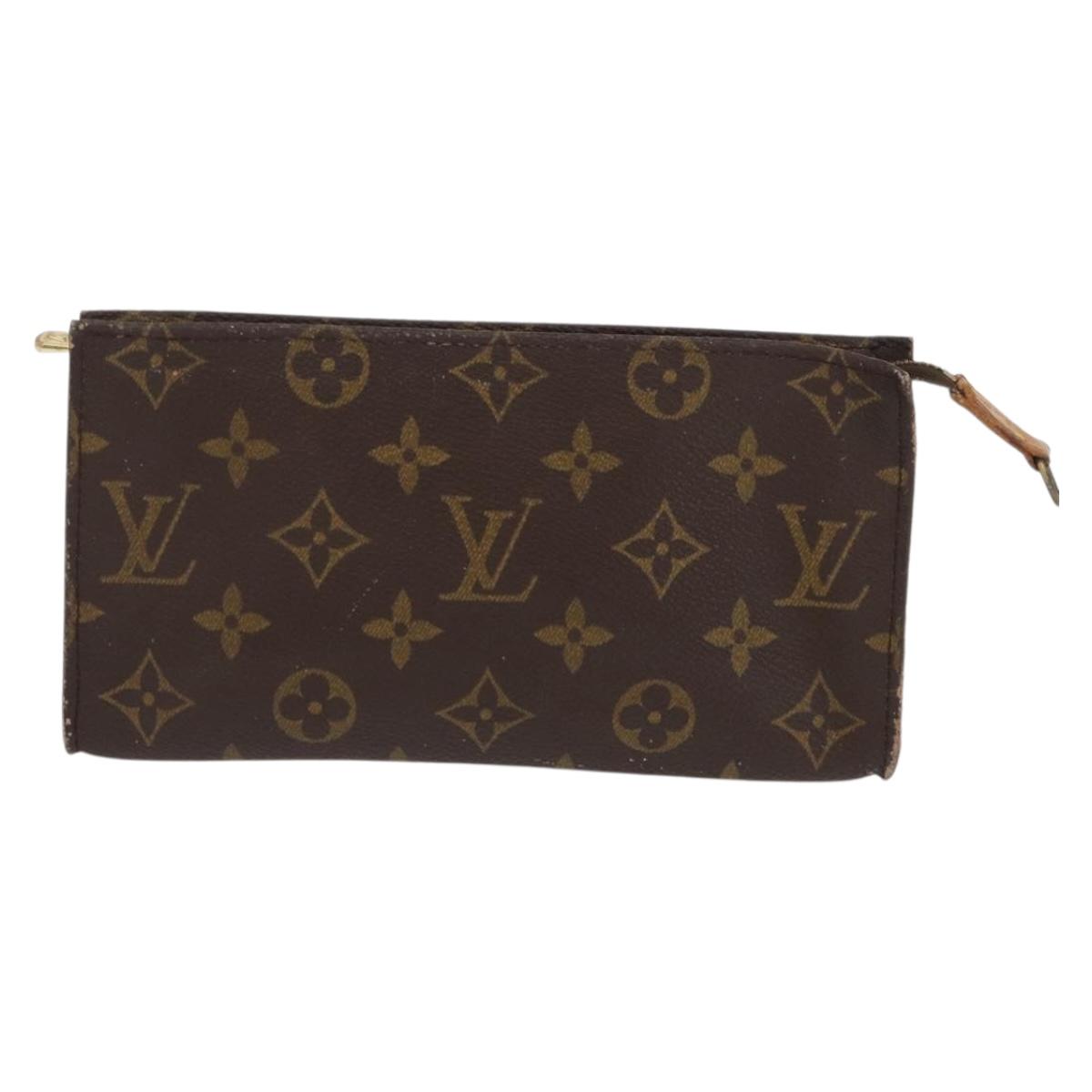 LOUIS VUITTON Monogram Bucket GM Accessory Pouch LV Auth 171078