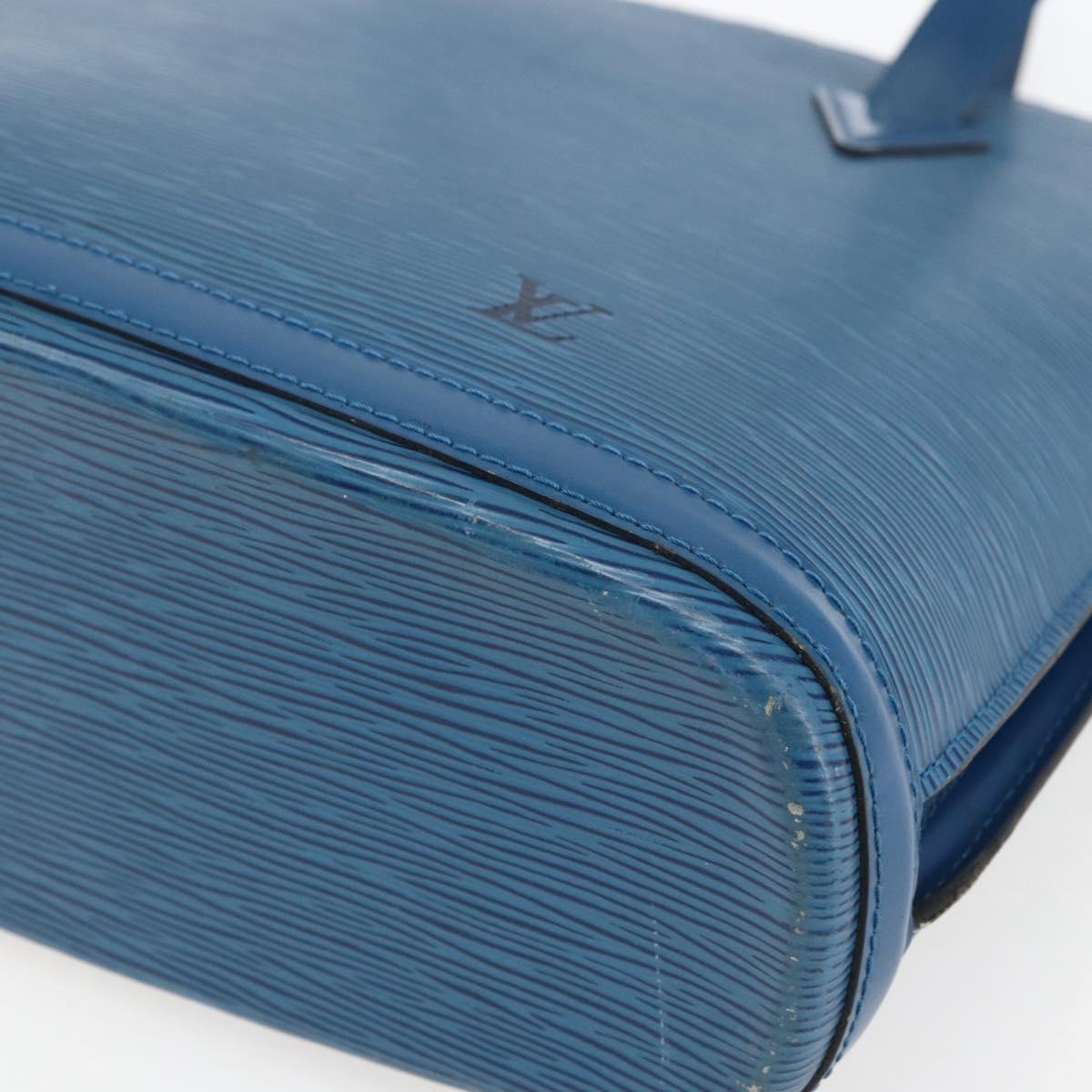 LOUIS VUITTON Epi Lussac Shoulder Bag Blue M52285 LV Auth 171087