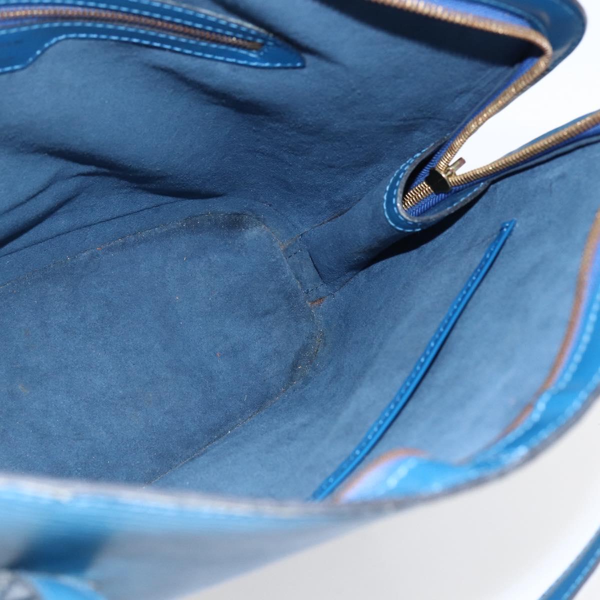 LOUIS VUITTON Epi Lussac Shoulder Bag Blue M52285 LV Auth 171087