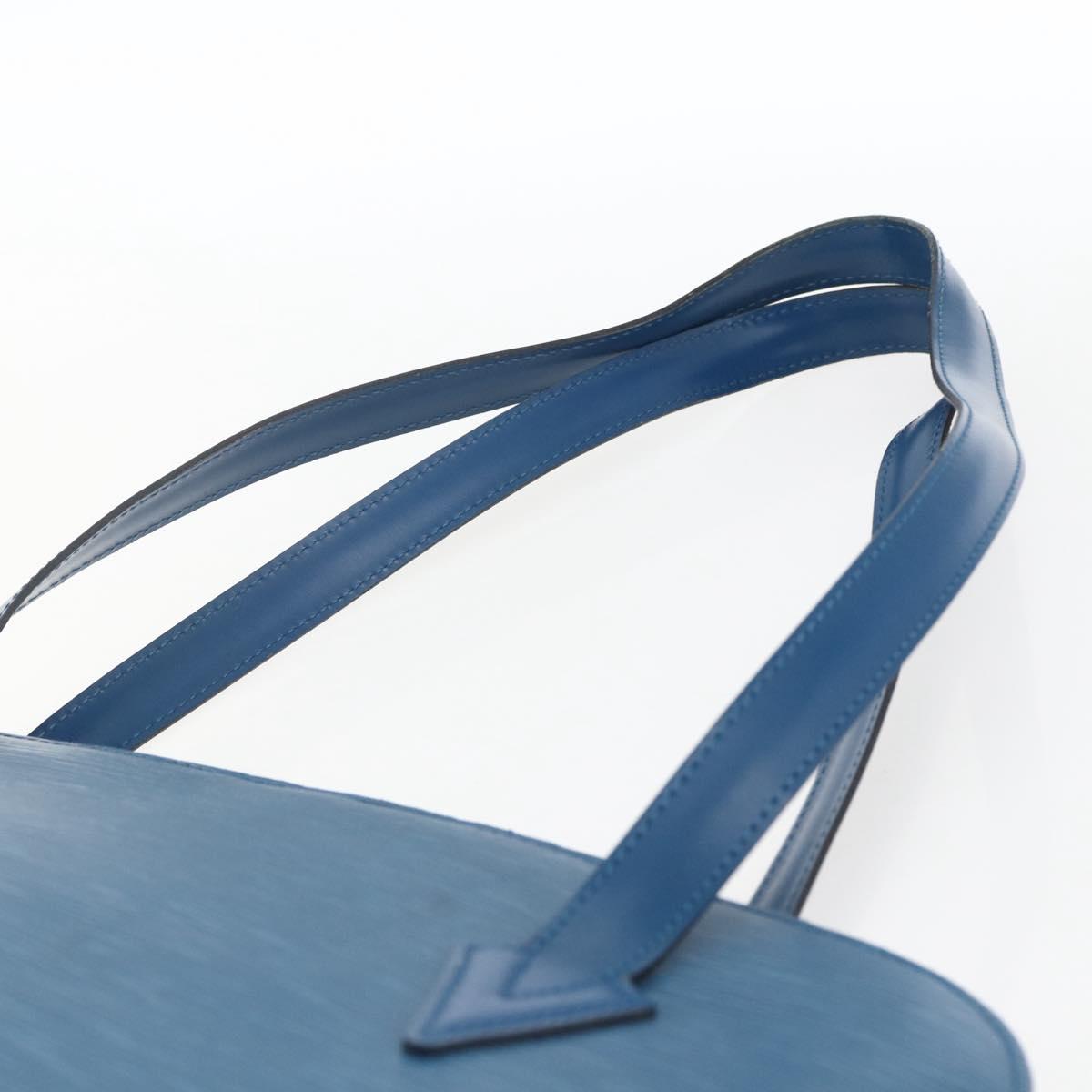 LOUIS VUITTON Epi Lussac Shoulder Bag Blue M52285 LV Auth 171087