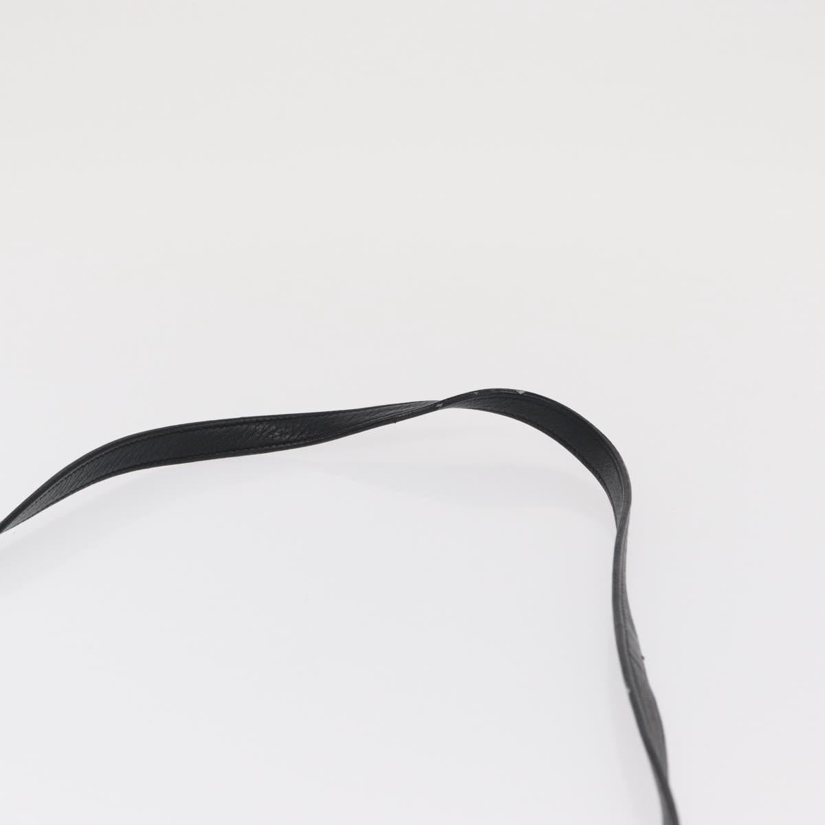 SAINT LAURENT Baby Kabas Hand Bag Leather 2way Black LTH424868 Auth 171093