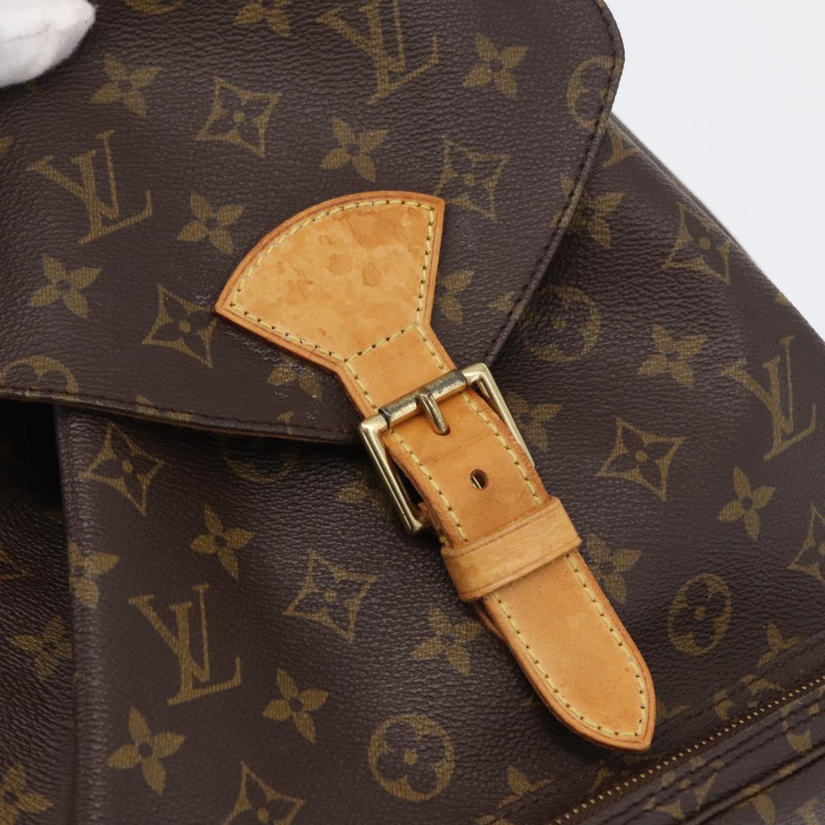 LOUIS VUITTON Monogram Montsouris GM Backpack M51135 LV Auth 171113