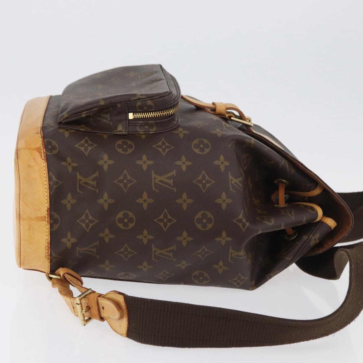 LOUIS VUITTON Monogram Montsouris GM Backpack M51135 LV Auth 171113