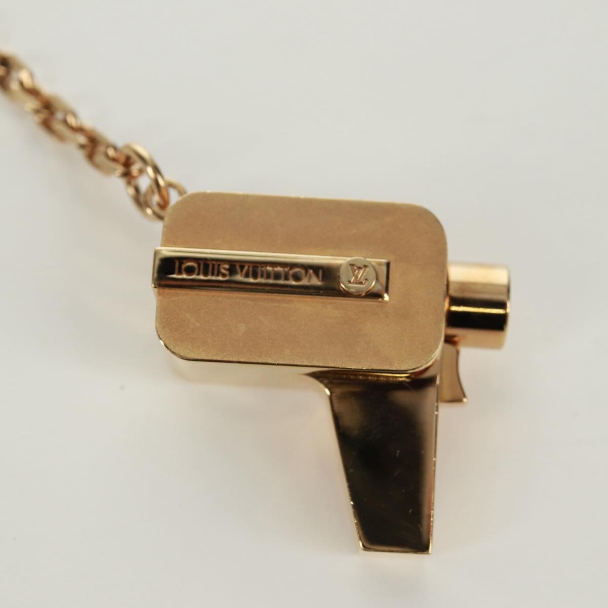 LOUIS VUITTON Porte Cles Cannes Key Holder metal Gold M65383 LV Auth 171129M