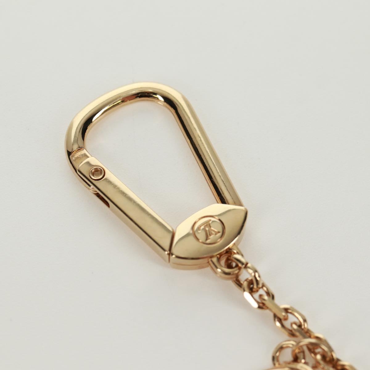 LOUIS VUITTON Porte Cles Cannes Key Holder metal Gold M65383 LV Auth 171129M