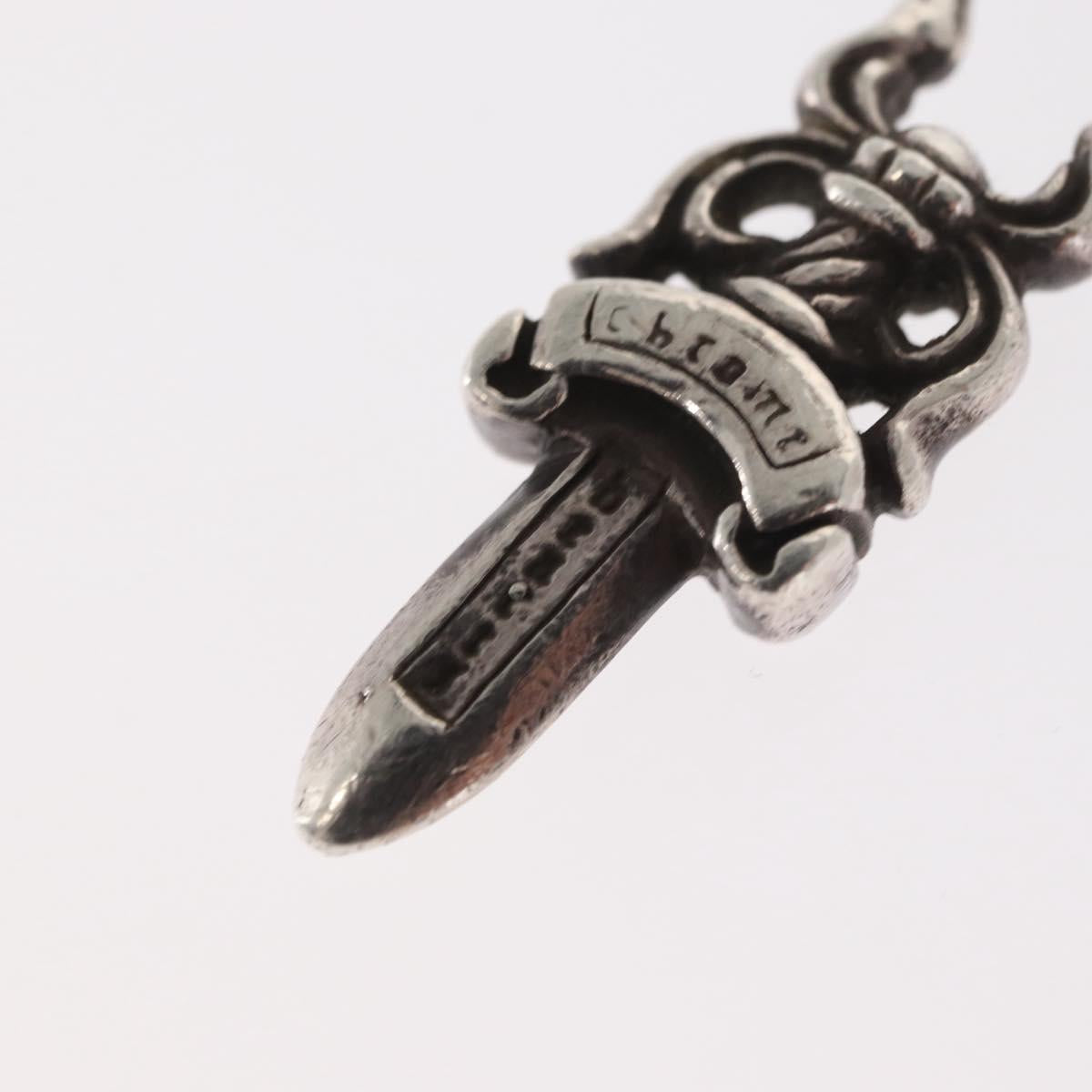 Chrome Hearts Dagger Charm Pendant Top Ag925 Silver Auth 171133SM