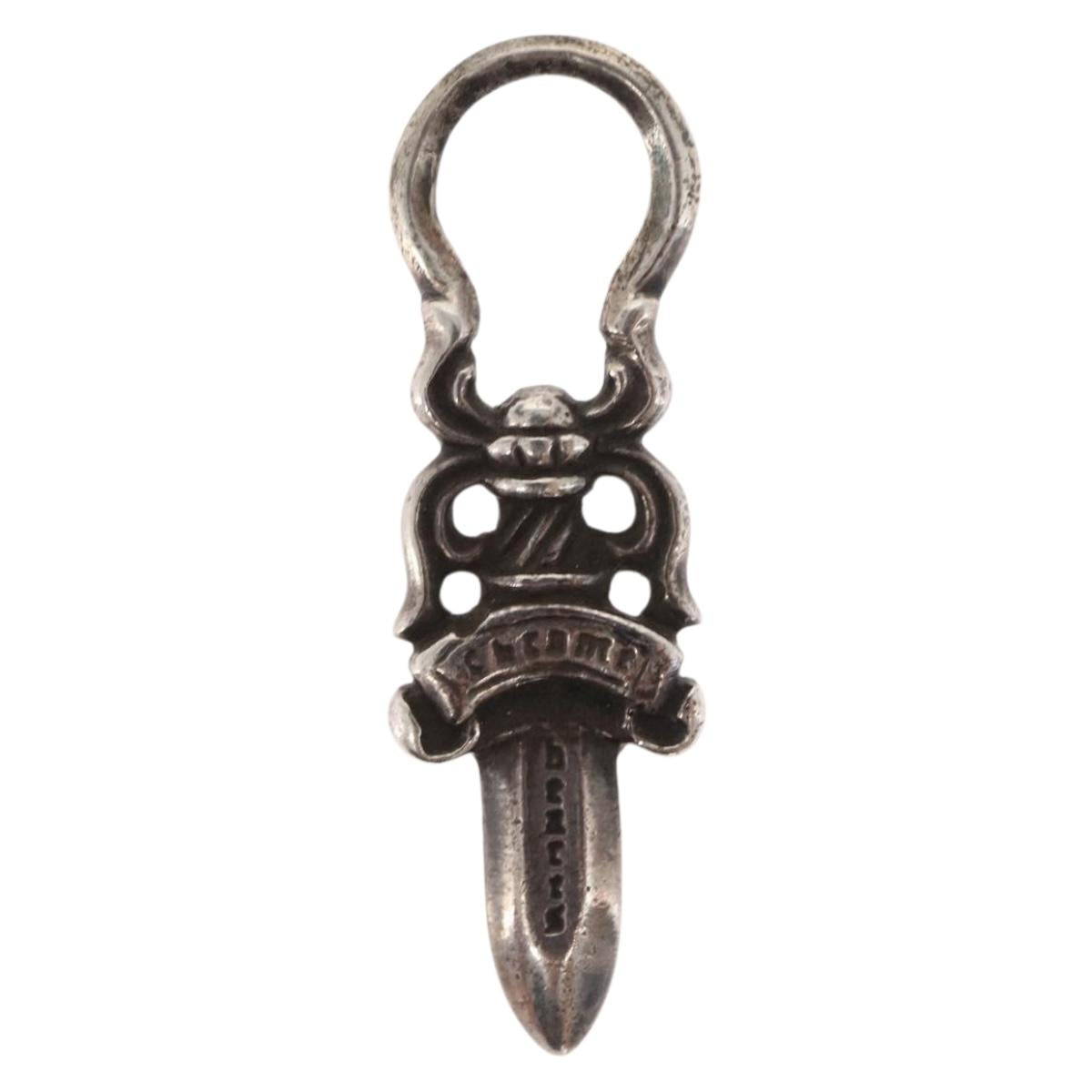 Chrome Hearts Dagger Charm Pendant Top Ag925 Silver Auth 171134SM