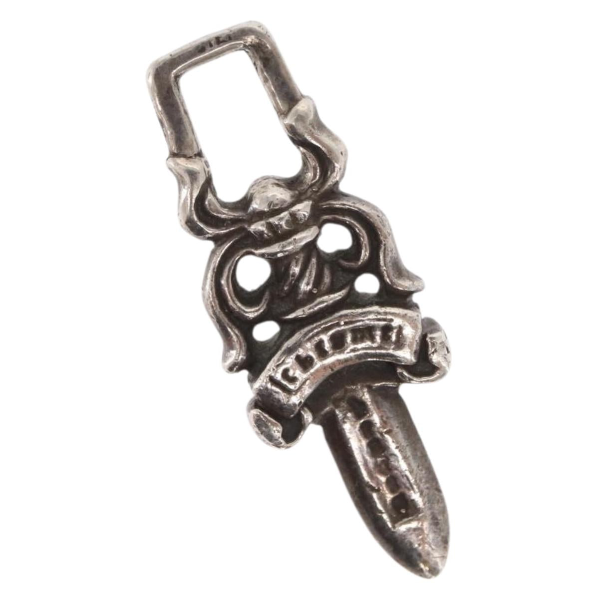 Chrome Hearts Dagger Charm Pendant Top Ag925 Silver Auth 171135SM