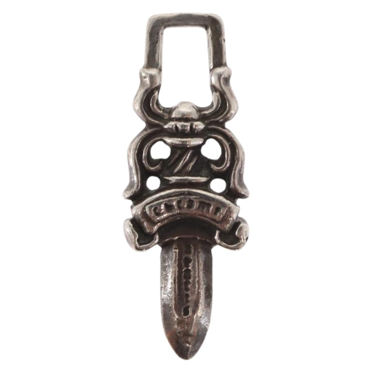 Chrome Hearts Dagger Charm Pendant Top Ag925 Silver Auth 171135SM