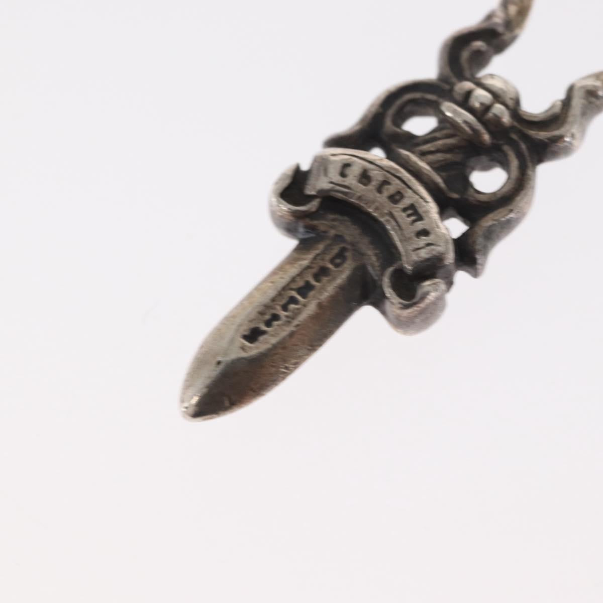 Chrome Hearts Dagger Charm Pendant Top Ag925 Silver Auth 171137SM