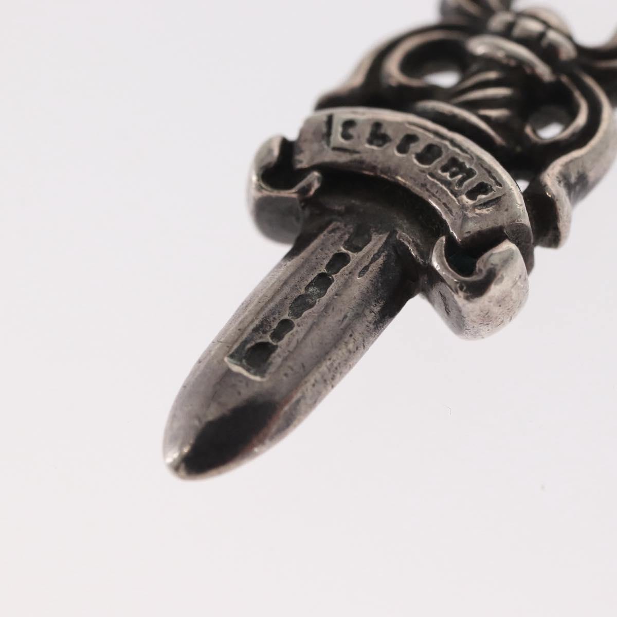 Chrome Hearts Dagger Charm Pendant Top Ag925 Silver Auth 171138SM