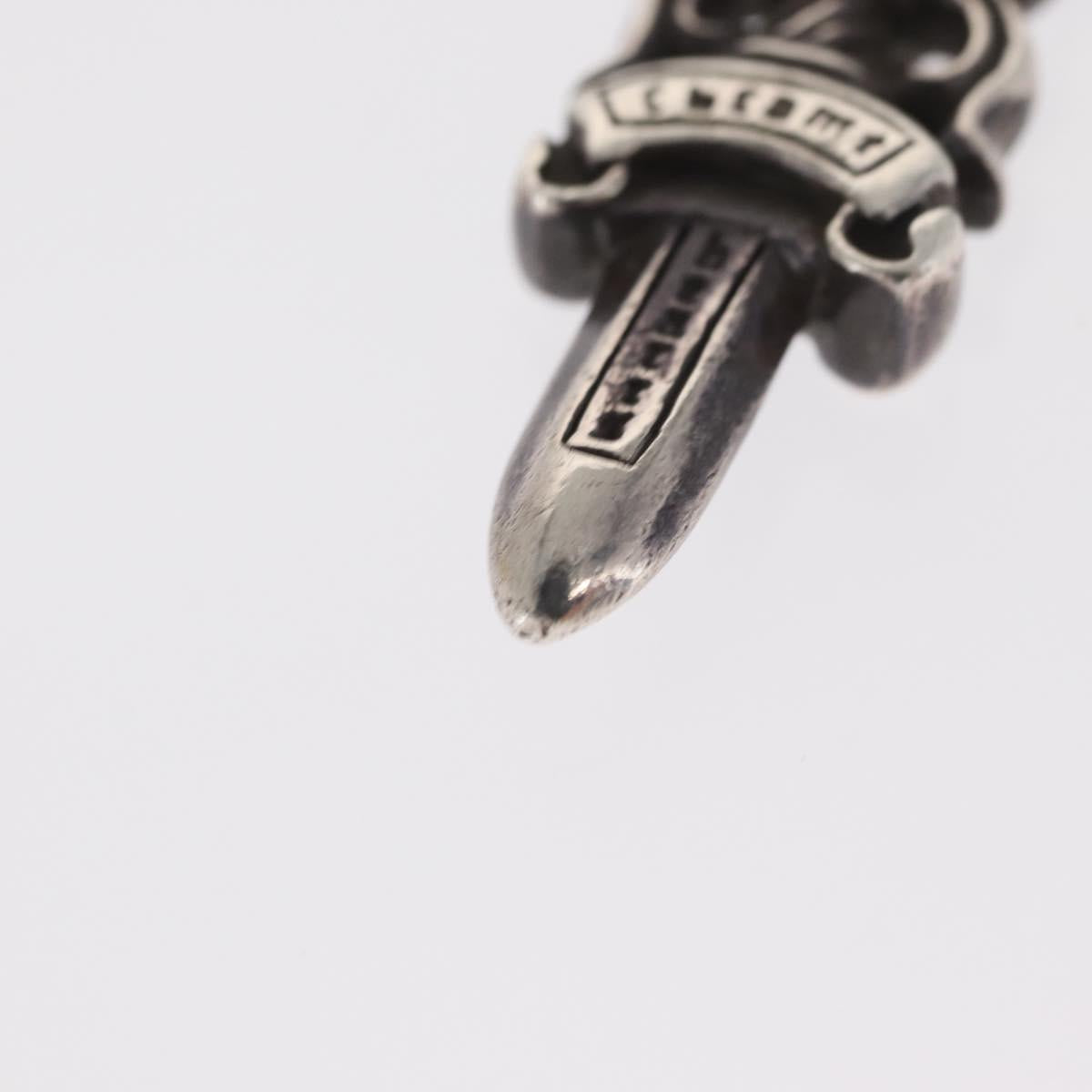 Chrome Hearts Dagger Charm Pendant Top Ag925 Silver Auth 171143SM