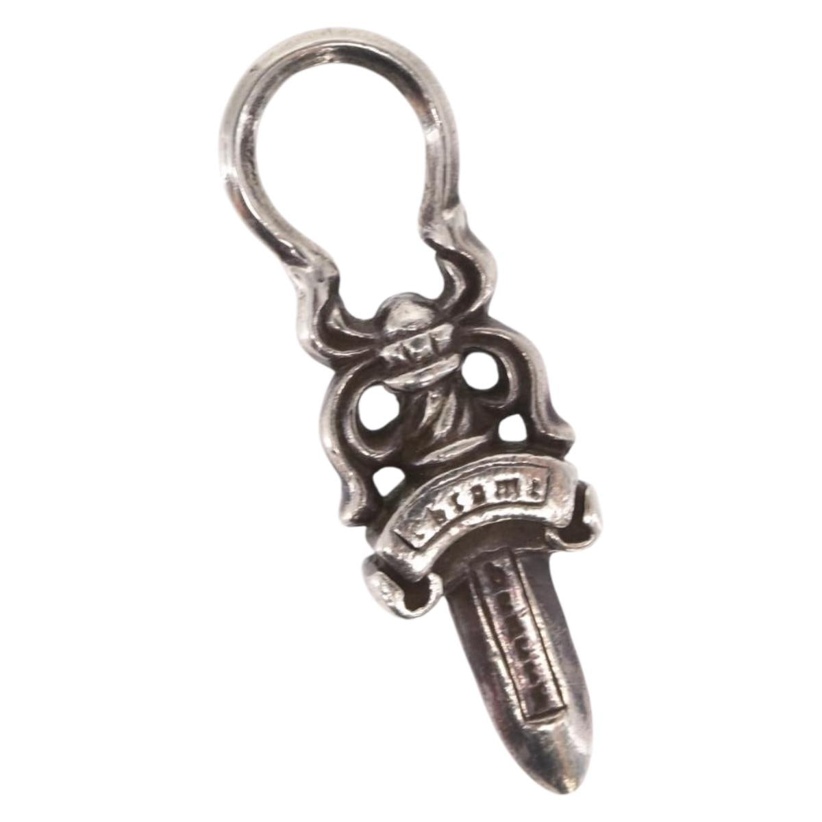 Chrome Hearts Dagger Charm Pendant Top Ag925 Silver Auth 171143SM