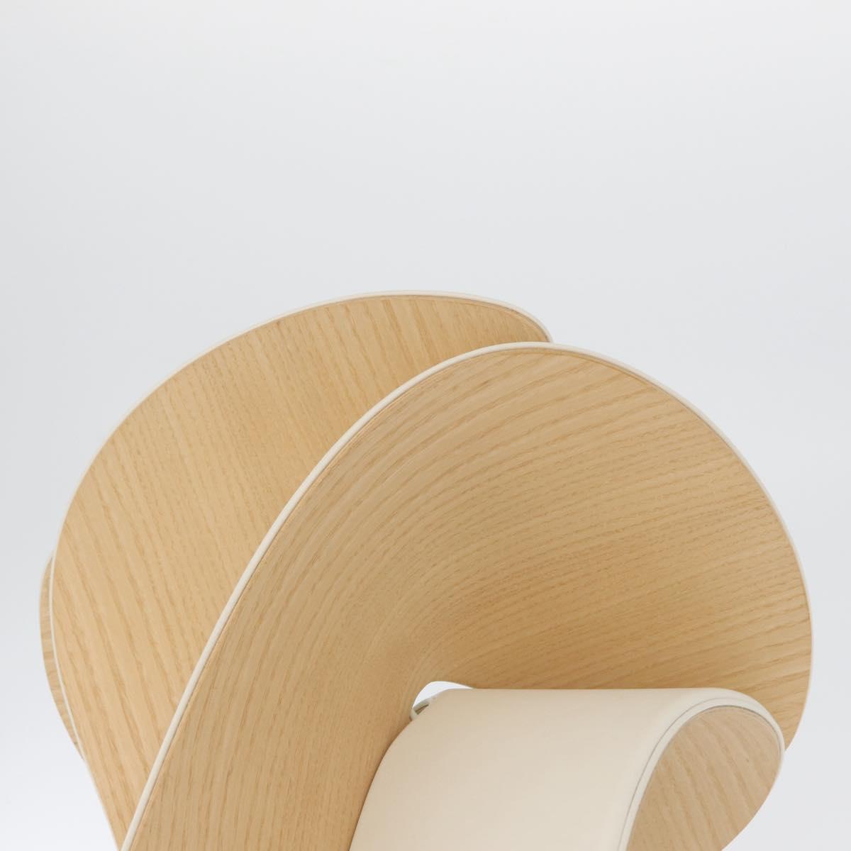 LOUIS VUITTON Tokujin Yoshioka 1000 Only Blossom Stool Calf milk Auth 171164SM