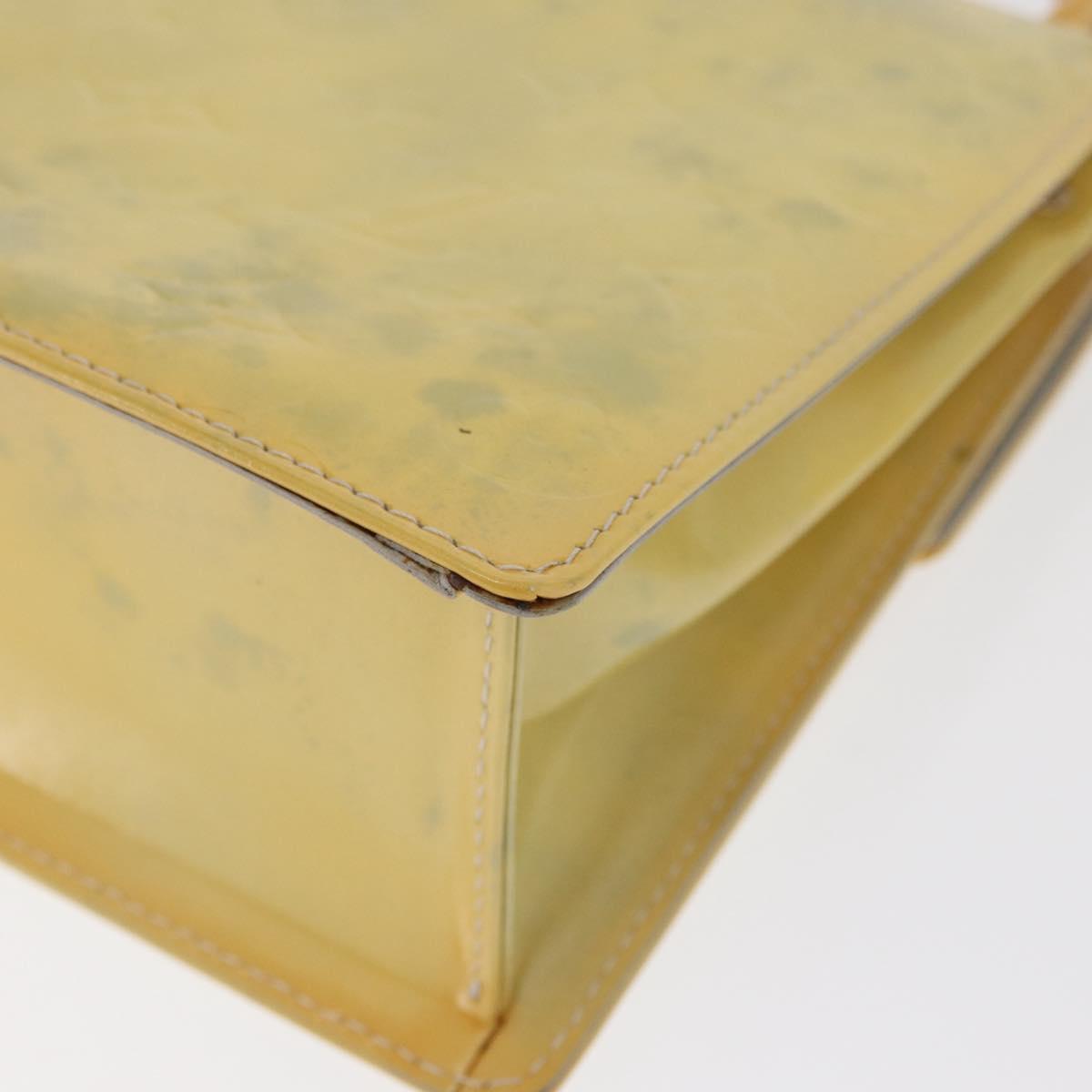 LOUIS VUITTON Monogram Vernis Spring street Hand Bag Gris M91029 LV Auth 171166