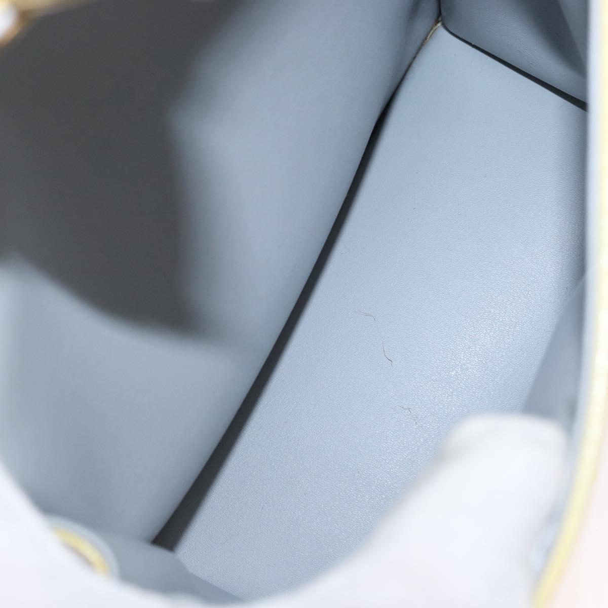 LOUIS VUITTON Monogram Vernis Spring street Hand Bag Gris M91029 LV Auth 171166