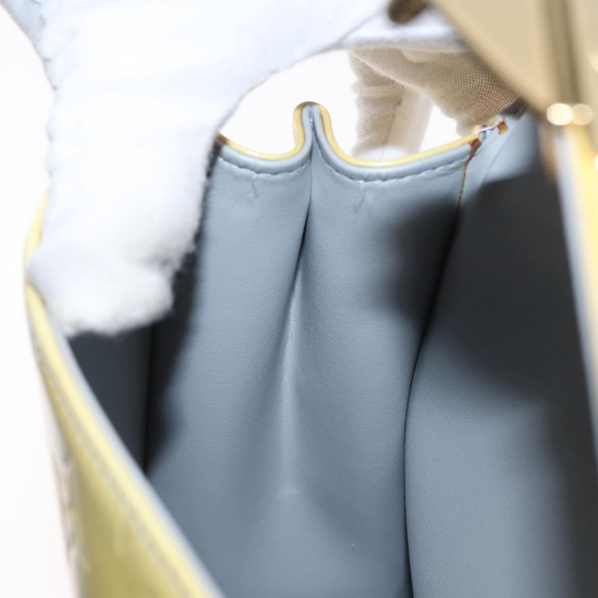 LOUIS VUITTON Monogram Vernis Spring street Hand Bag Gris M91029 LV Auth 171166