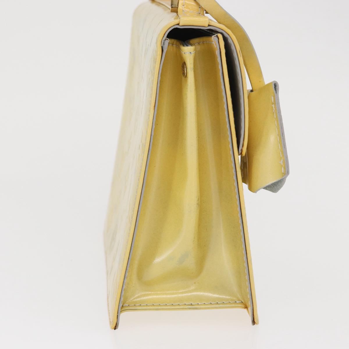 LOUIS VUITTON Monogram Vernis Spring street Hand Bag Gris M91029 LV Auth 171166