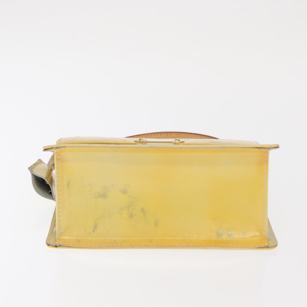 LOUIS VUITTON Monogram Vernis Spring street Hand Bag Gris M91029 LV Auth 171166