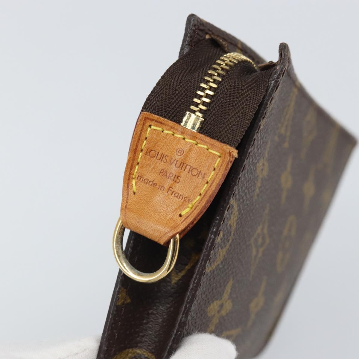LOUIS VUITTON Monogram Bucket PM Accessory Pouch LV Auth 171169