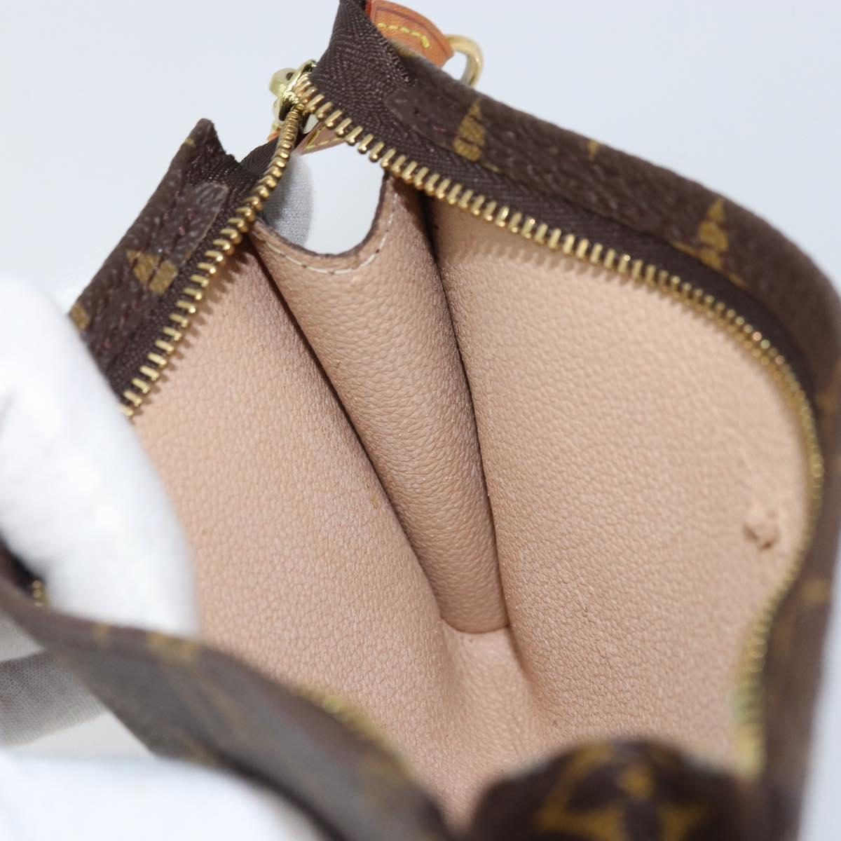 LOUIS VUITTON Monogram Bucket PM Accessory Pouch LV Auth 171169