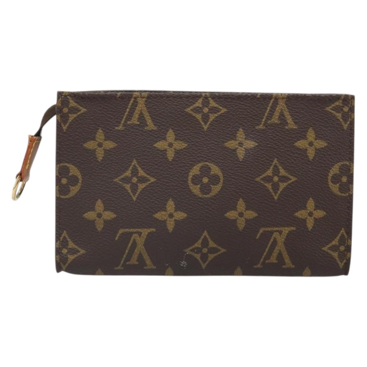 LOUIS VUITTON Monogram Bucket PM Accessory Pouch LV Auth 171169