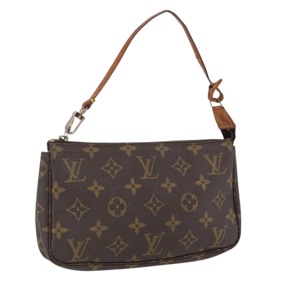 LOUIS VUITTON Monogram Pochette Accessoires Pouch M51980 LV Auth 171173