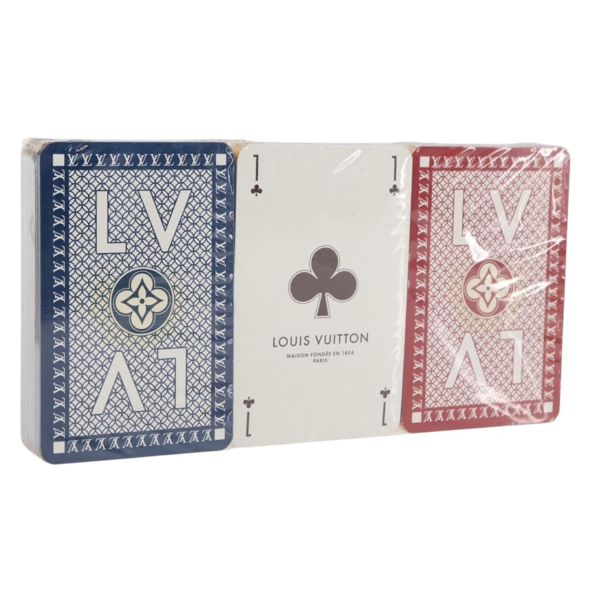 LOUIS VUITTON Monogram Playing Cards Blue Red yellow LV Auth 171177SAM
