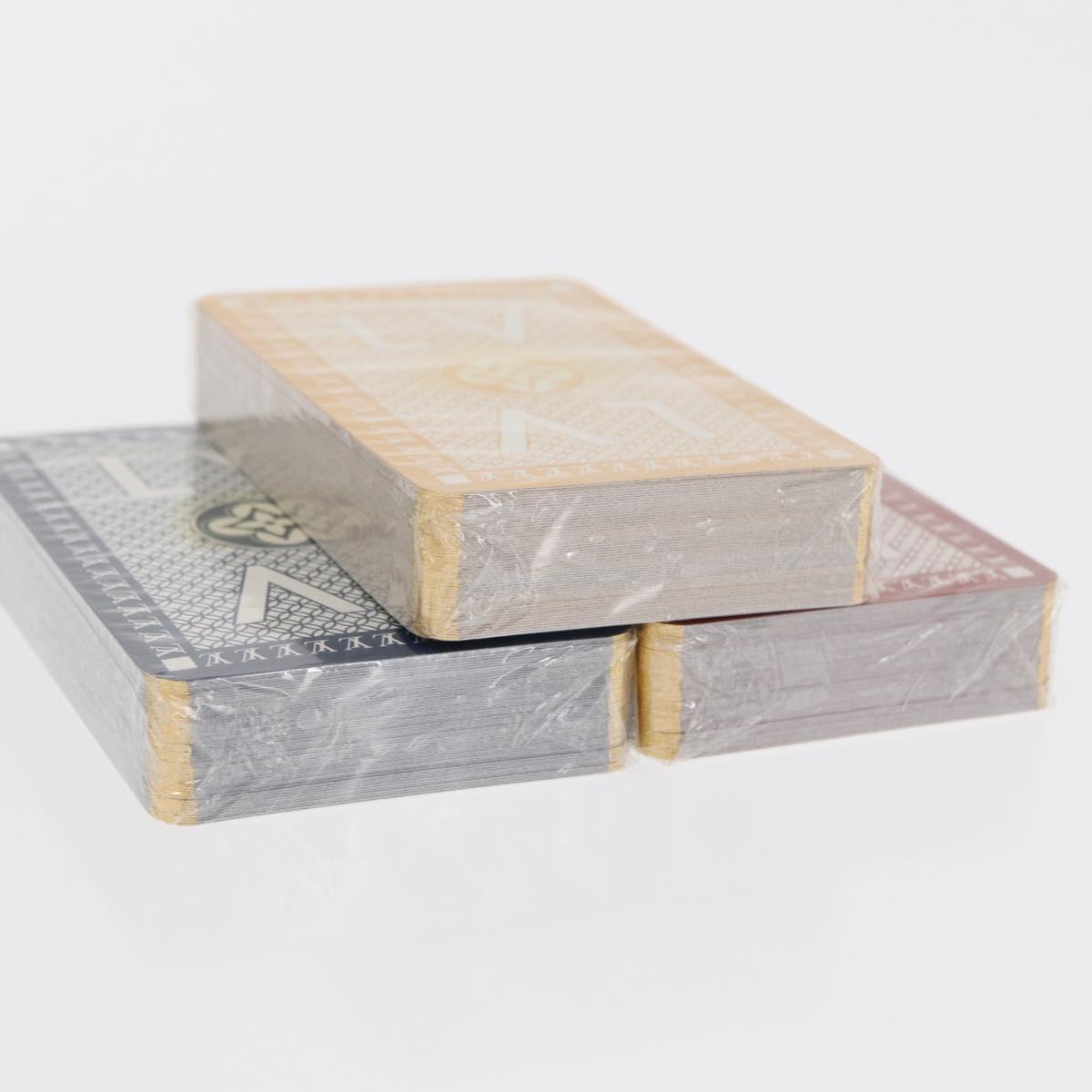 LOUIS VUITTON Monogram Playing Cards Blue Red yellow LV Auth 171177SAM