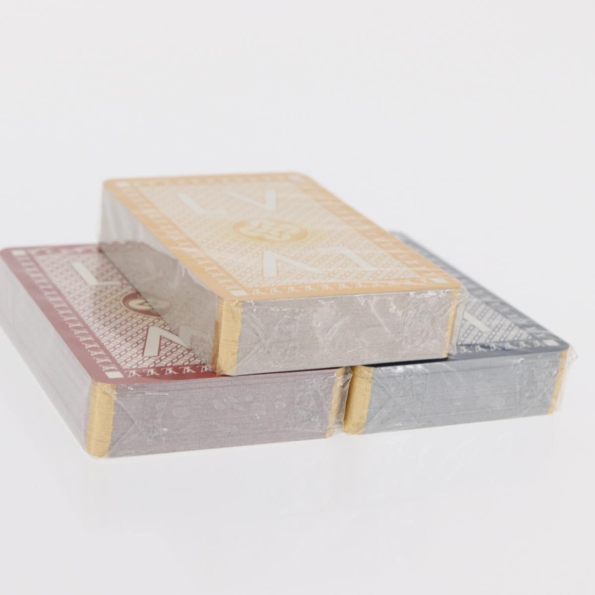 LOUIS VUITTON Monogram Playing Cards Blue Red yellow LV Auth 171177SAM