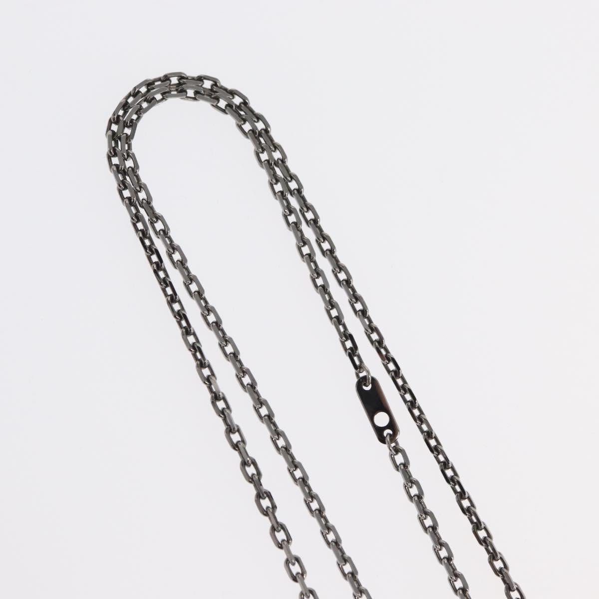 LOUIS VUITTON Collier Arc LV Printed Initials City Necklace M68262 Auth 171181M