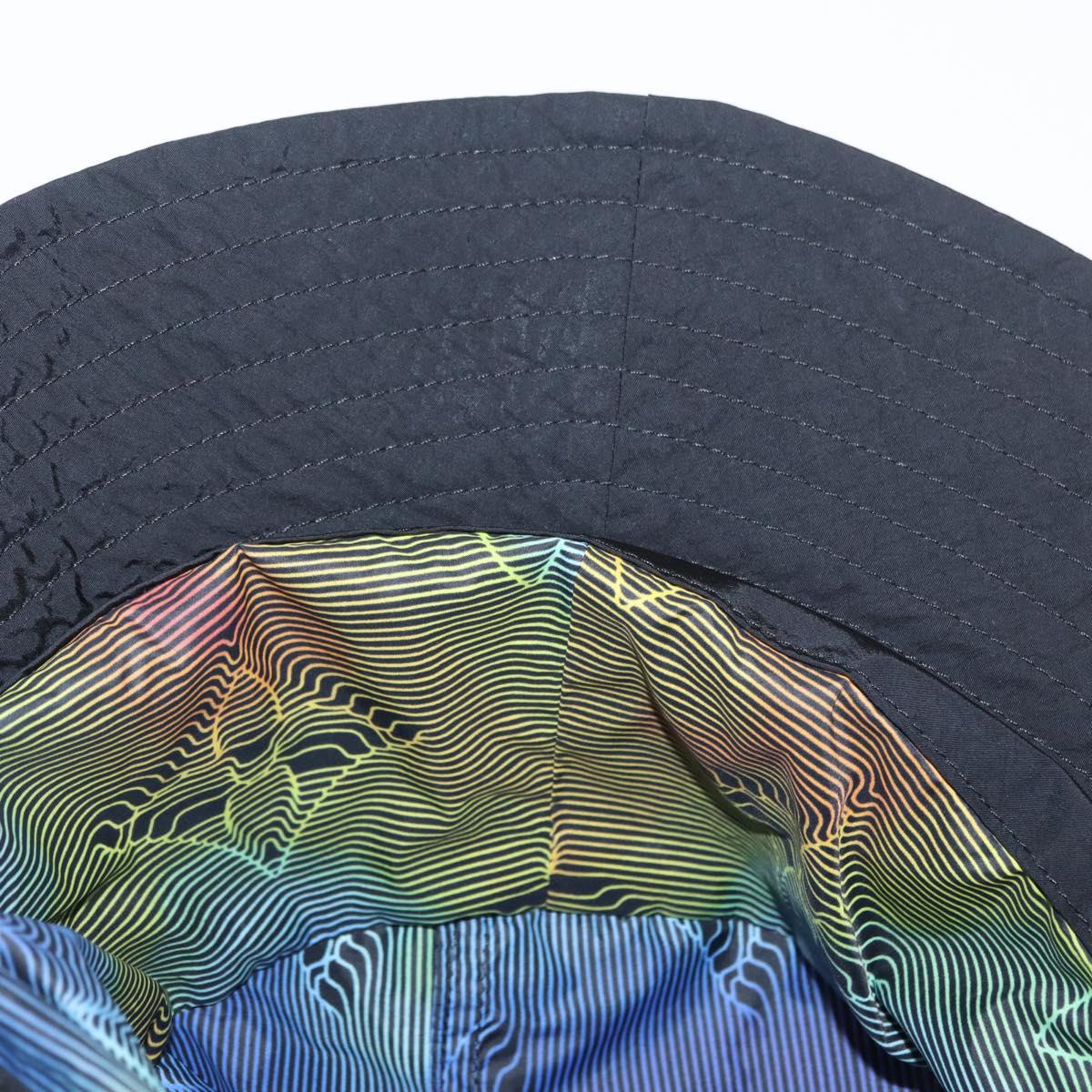 LOUIS VUITTON Transformable Bucket Hat Hat Nylon Black MP2552 LV Auth 171199M