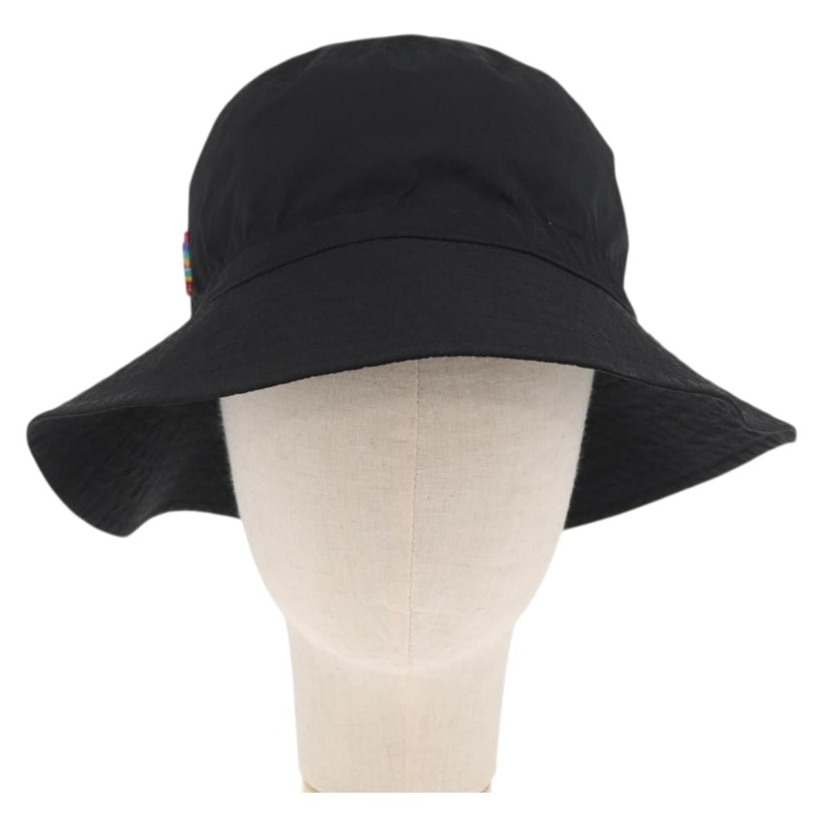 LOUIS VUITTON Transformable Bucket Hat Hat Nylon Black MP2552 LV Auth 171199M