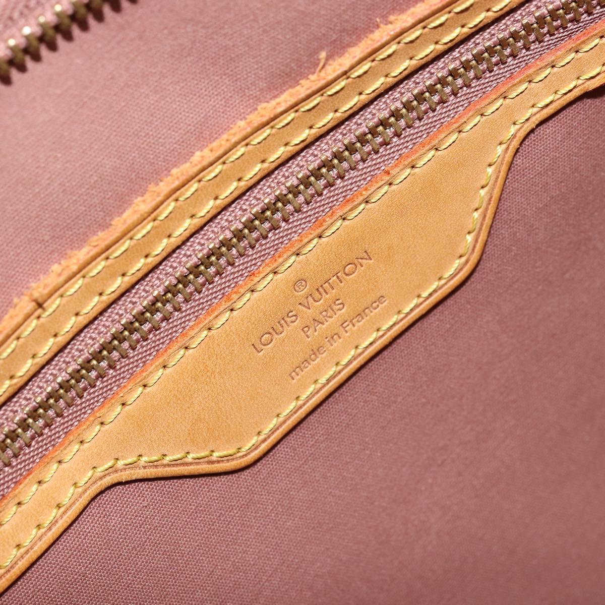 LOUIS VUITTON Monogram Vernis Blair MM Bag 2way Rose Velours M91588 Auth 171221