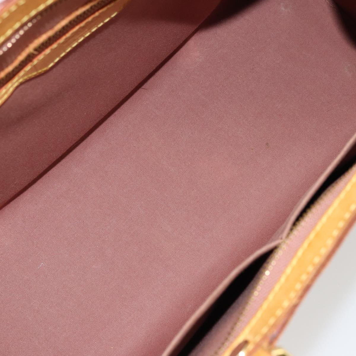 LOUIS VUITTON Monogram Vernis Blair MM Bag 2way Rose Velours M91588 Auth 171221