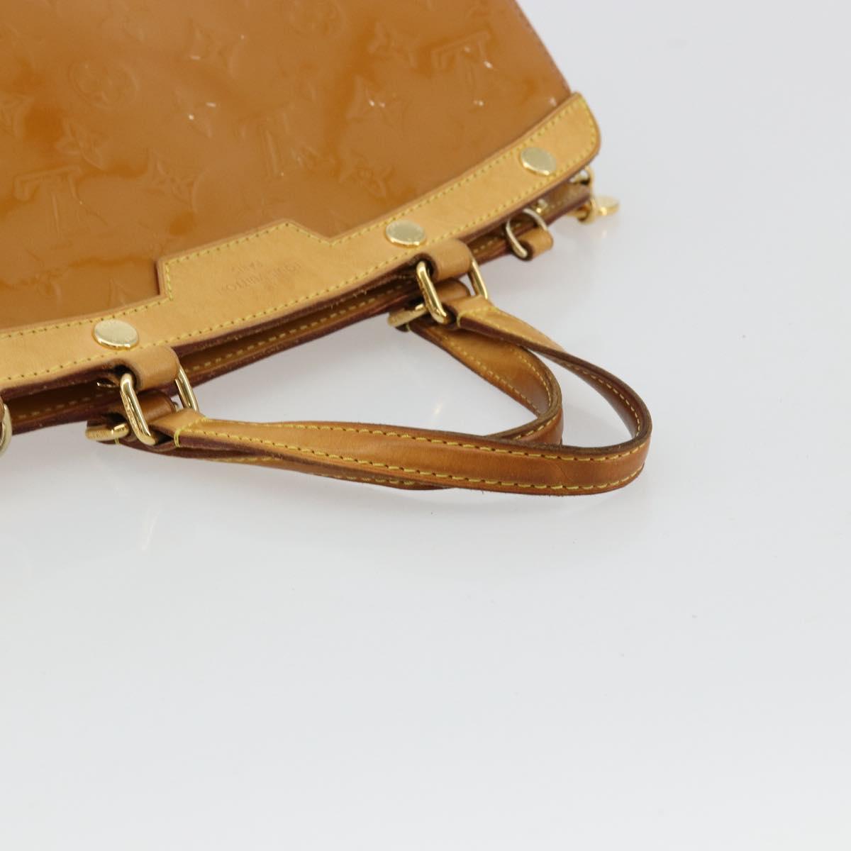 LOUIS VUITTON Monogram Vernis Blair MM Bag 2way Rose Velours M91588 Auth 171221