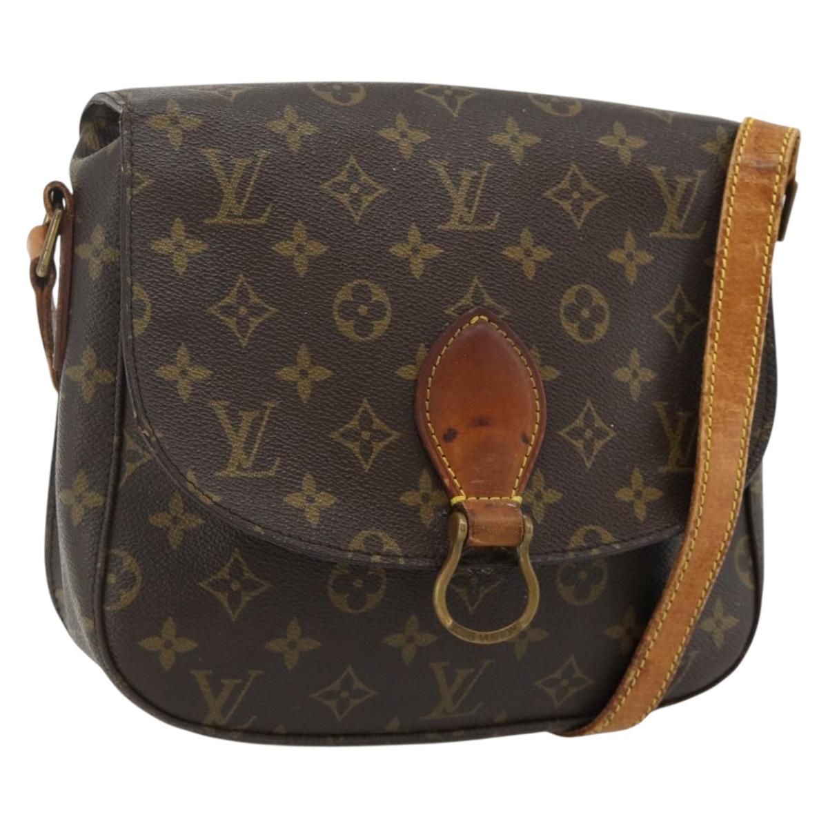 LOUIS VUITTON Monogram Saint Cloud GM Shoulder Bag M51242 LV Auth 171230