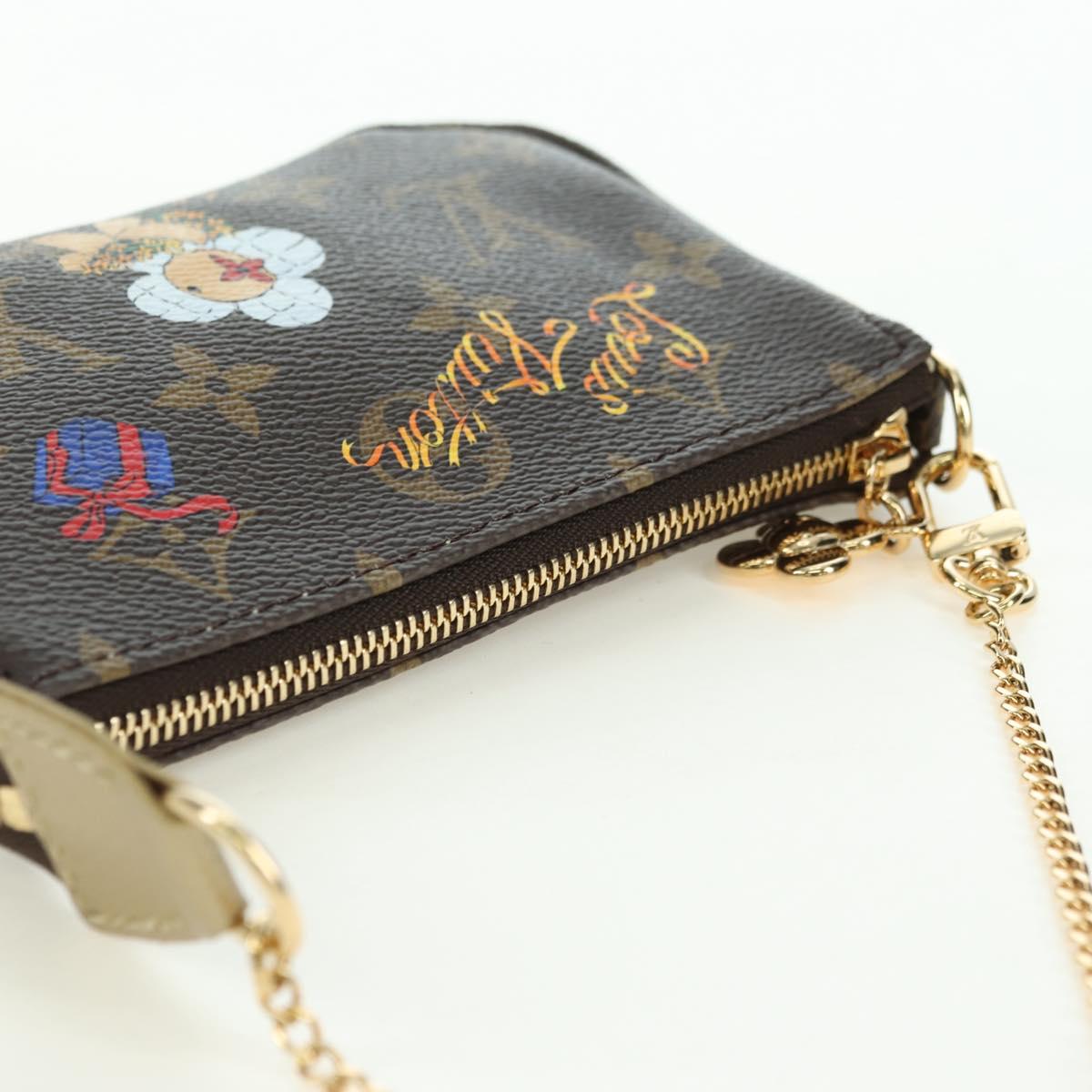 LOUIS VUITTON Vivienne Mini Pochette Accessoires Pouch M15328 LV Auth 171238SAM