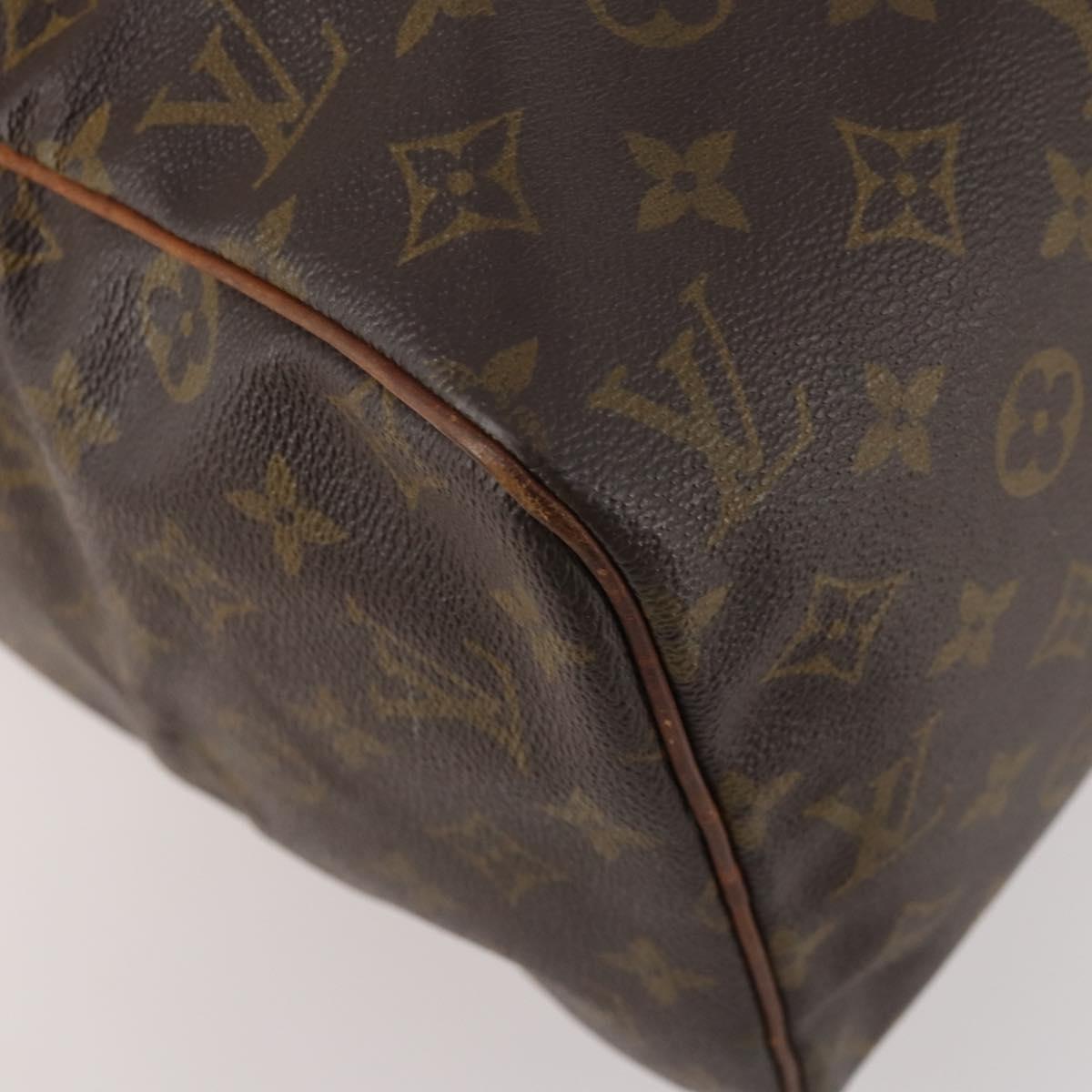 LOUIS VUITTON Monogram Sac Souple 35 Boston Bag M41626 LV Auth 171242